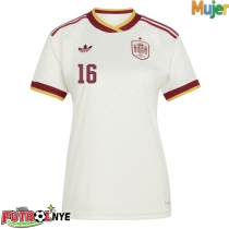 Camiseta España Rodri Hernandez #16 Visitante Equipación para mujer Mundial 2026 manga corta